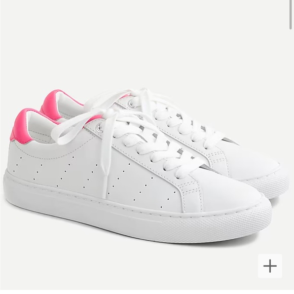 JCrew Saturday sneaker leather with fuschia - Picture 8 of 8